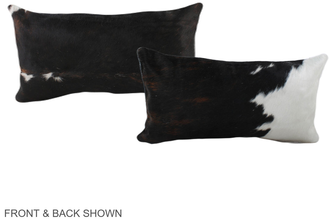 Tricolor 12"x22" Brazilian Cowhide Pillow #A39574 by Hudson Hides
