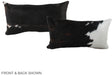 Tricolor 12"x22" Brazilian Cowhide Pillow #A39574 by Hudson Hides