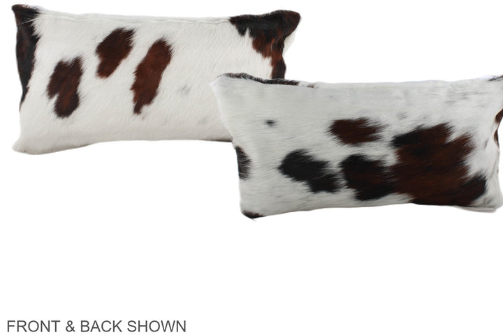 Tricolor 12"x22" Brazilian Cowhide Pillow #A39578 by Hudson Hides