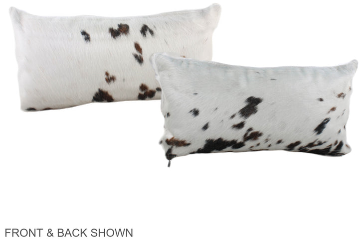 Tricolor 12"x22" Brazilian Cowhide Pillow #A39579 by Hudson Hides