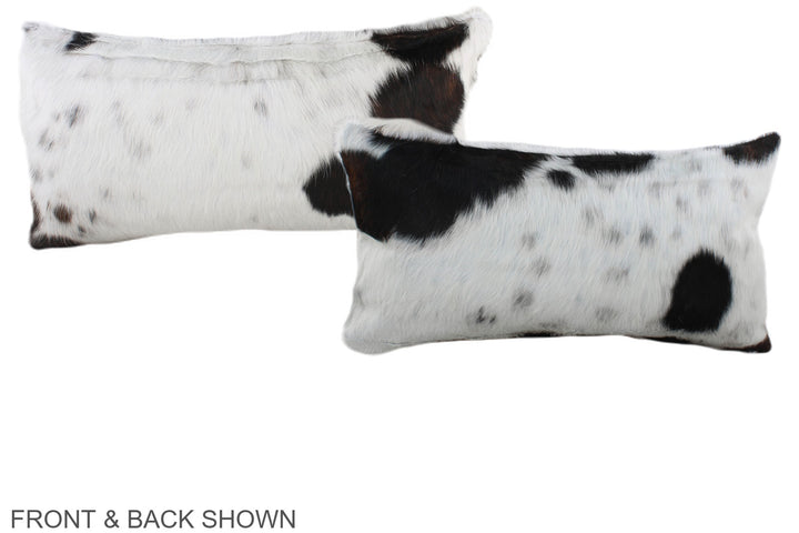 Tricolor 12"x22" Brazilian Cowhide Pillow #A39581 by Hudson Hides