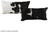 Tricolor 12"x22" Brazilian Cowhide Pillow #A39585 by Hudson Hides