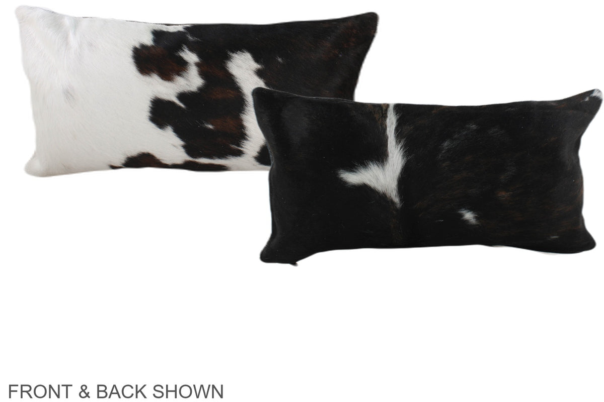 Tricolor Cowhide Pillow #A39585