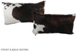 Tricolor 12"x22" Brazilian Cowhide Pillow #A39598 by Hudson Hides