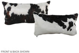 Tricolor 12"x22" Brazilian Cowhide Pillow #A39606 by Hudson Hides