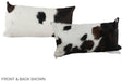 Tricolor 12"x22" Brazilian Cowhide Pillow #A39618 by Hudson Hides