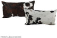 Tricolor 12"x22" Brazilian Cowhide Pillow #A39630 by Hudson Hides