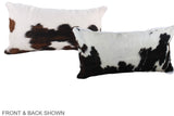 Tricolor 12"x22" Brazilian Cowhide Pillow #A39643 by Hudson Hides