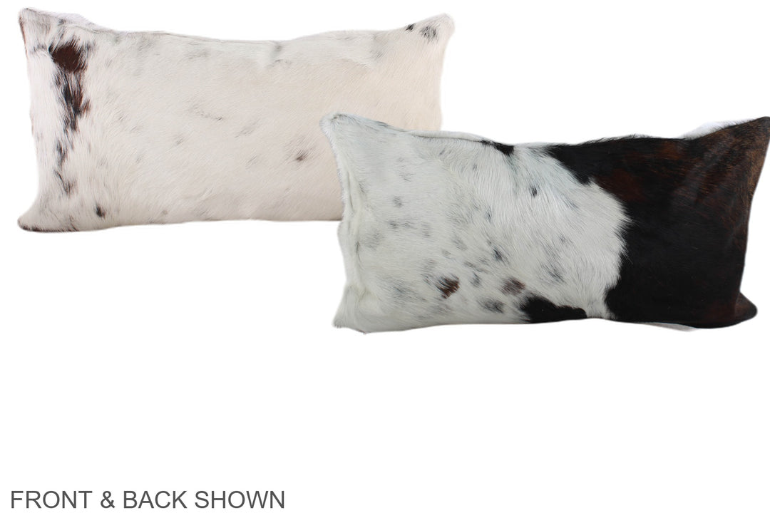 Tricolor 12"x22" Brazilian Cowhide Pillow #A39658 by Hudson Hides