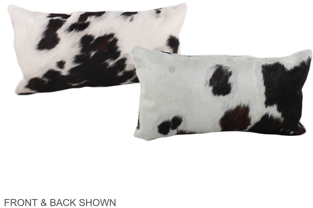 Tricolor 12"x22" Brazilian Cowhide Pillow #A39673 by Hudson Hides