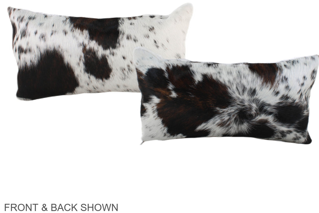 Tricolor 12"x22" Brazilian Cowhide Pillow #A39693 by Hudson Hides