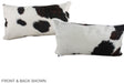 Tricolor 12"x22" Brazilian Cowhide Pillow #A39701 by Hudson Hides