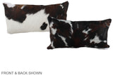 Tricolor 12"x22" Brazilian Cowhide Pillow #A39706 by Hudson Hides