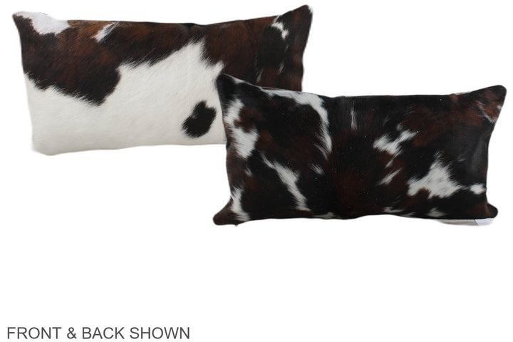 Tricolor 12"x22" Brazilian Cowhide Pillow #A39706 by Hudson Hides