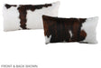 Tricolor 12"x22" Brazilian Cowhide Pillow #A39707 by Hudson Hides