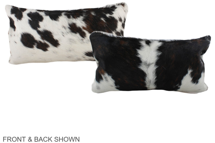 Tricolor 12"x22" Brazilian Cowhide Pillow #A39714 by Hudson Hides