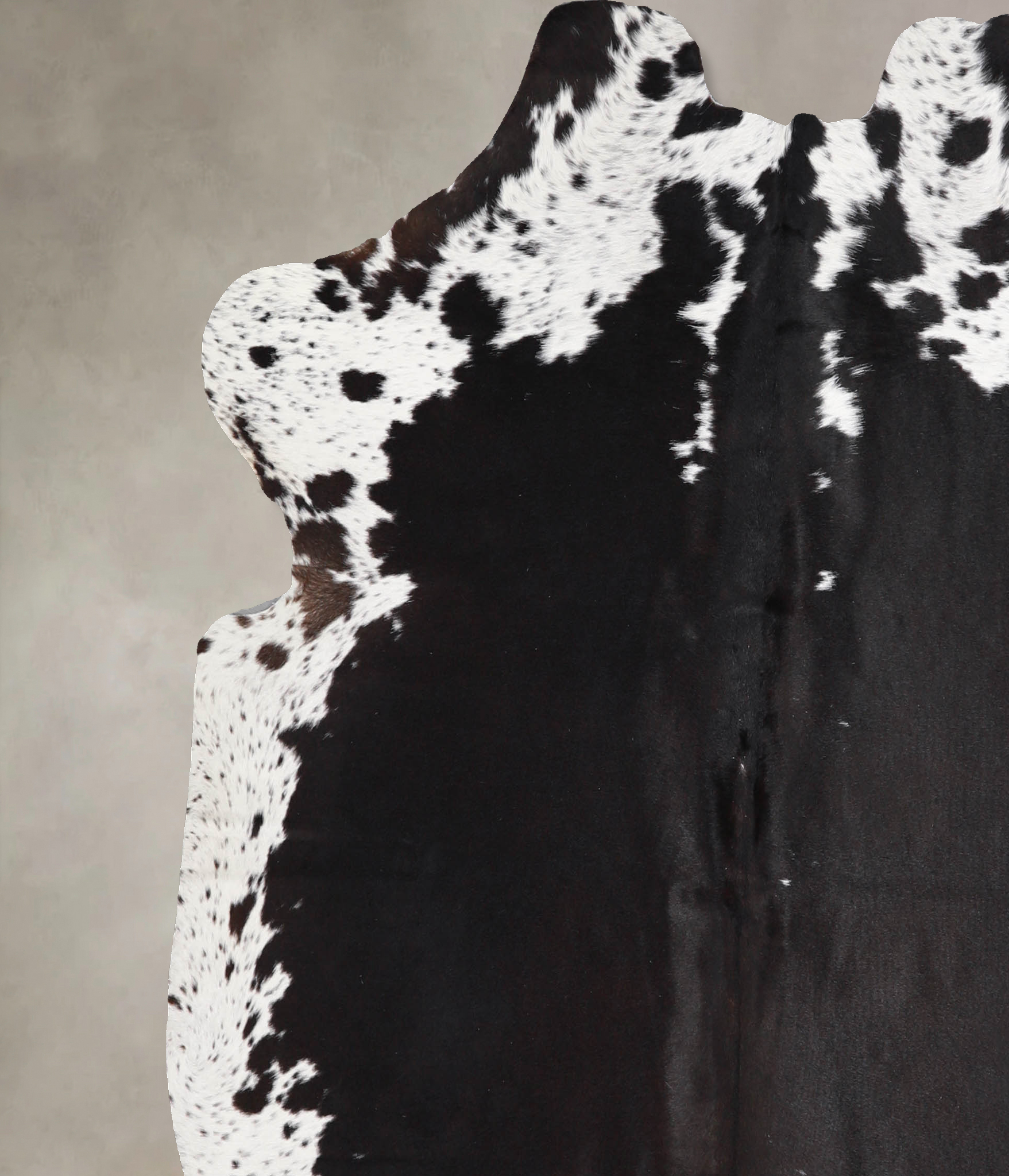 Chocolate and White Cowhide Rug #A39754