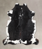 Black and White X-Large European Cowhide Rug 6'11