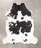 Black and White X-Large European Cowhide Rug 6'9
