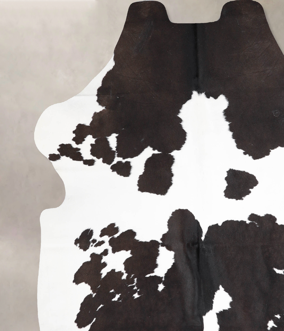 Black and White X-Large European Cowhide Rug 6'9"H x 6'2"W #A39800 by Hudson Hides