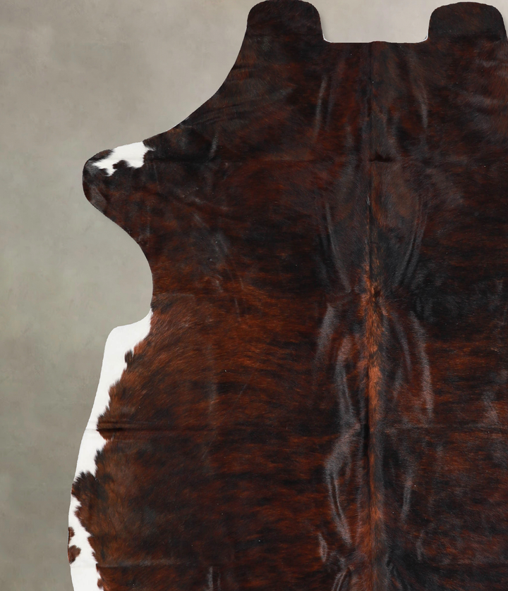 Dark Brindle X-Large European Cowhide Rug 6'9"H x 6'6"W #A39822 by Hudson Hides
