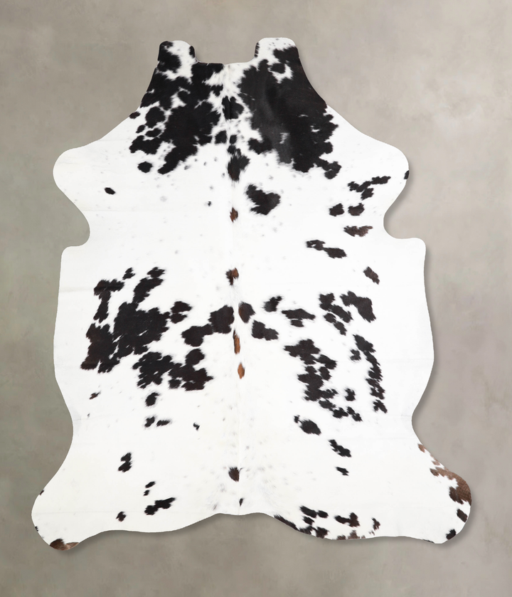 Black and White X-Large European Cowhide Rug 7'4"H x 5'9"W #A39839 by Hudson Hides