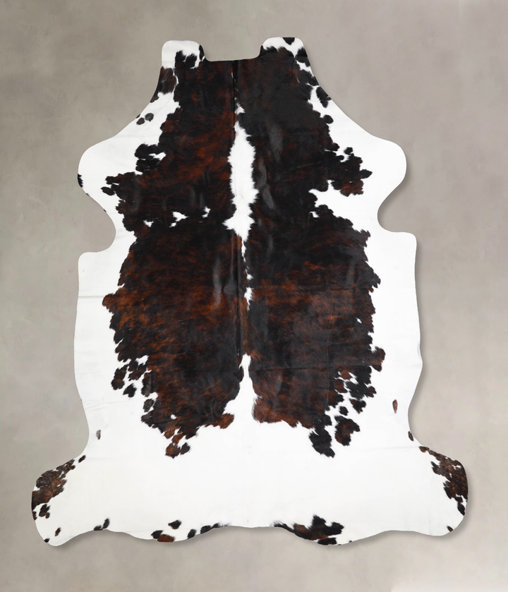 Tricolor X-Large European Cowhide Rug 7'4"H x 6'8"W #A39932 by Hudson Hides
