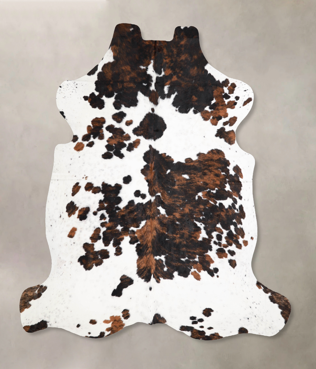 Tricolor X-Large European Cowhide Rug 6'7"H x 6'2"W #A39936 by Hudson 