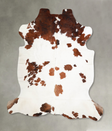 Tricolor X-Large European Cowhide Rug 6'11"H x 6'5"W #A39938 by Hudson Hides
