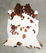 Tricolor X-Large European Cowhide Rug 6'11"H x 6'5"W #A39938 by Hudson Hides