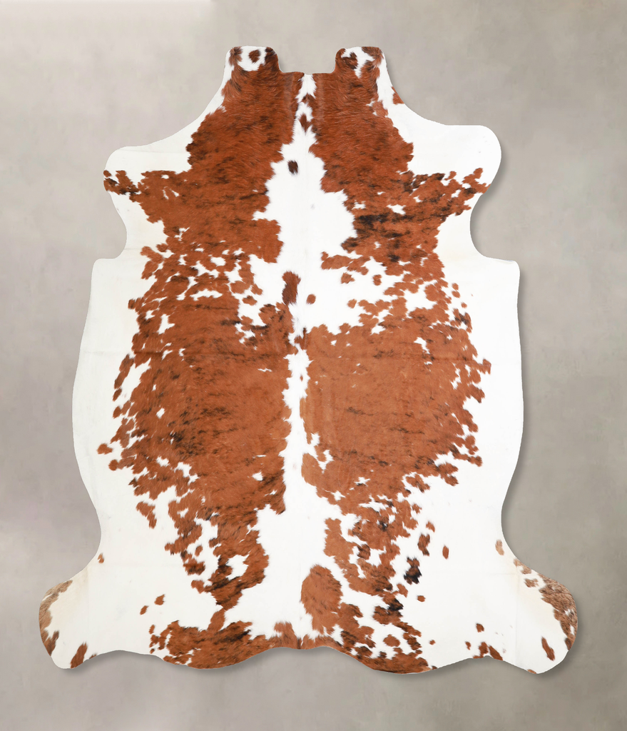 Tricolor X-Large European Cowhide Rug 6'5"H x 6'7"W #A39941 by Hudson Hides