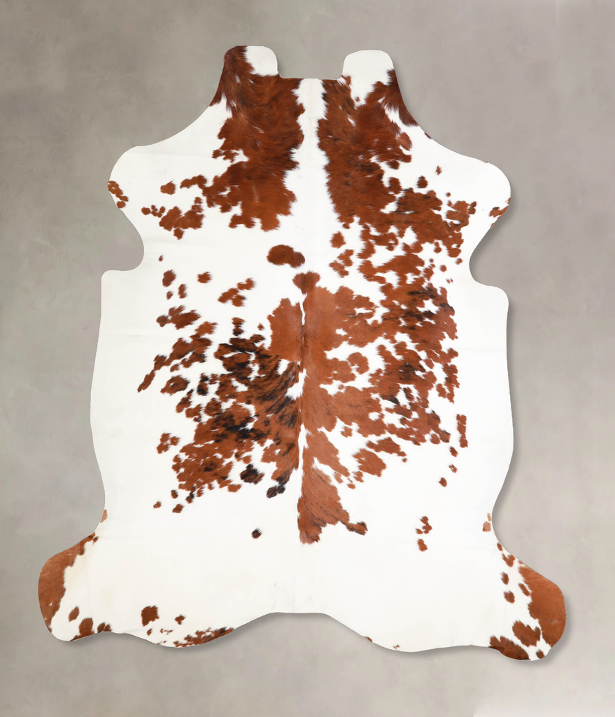 Tricolor X-Large European Cowhide Rug 6'11"H x 6'5"W #A40000 by Hudson Hides
