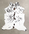 Tricolor Large European Cowhide Rug 6'8