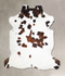 Tricolor Large European Cowhide Rug 6'3