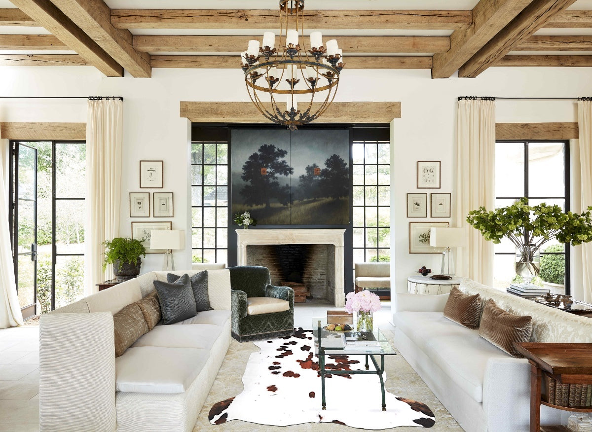 Tricolor Cowhide Rug #A40075