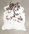 Tricolor Large European Cowhide Rug 6'3