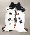 Tricolor Large European Cowhide Rug 5'10