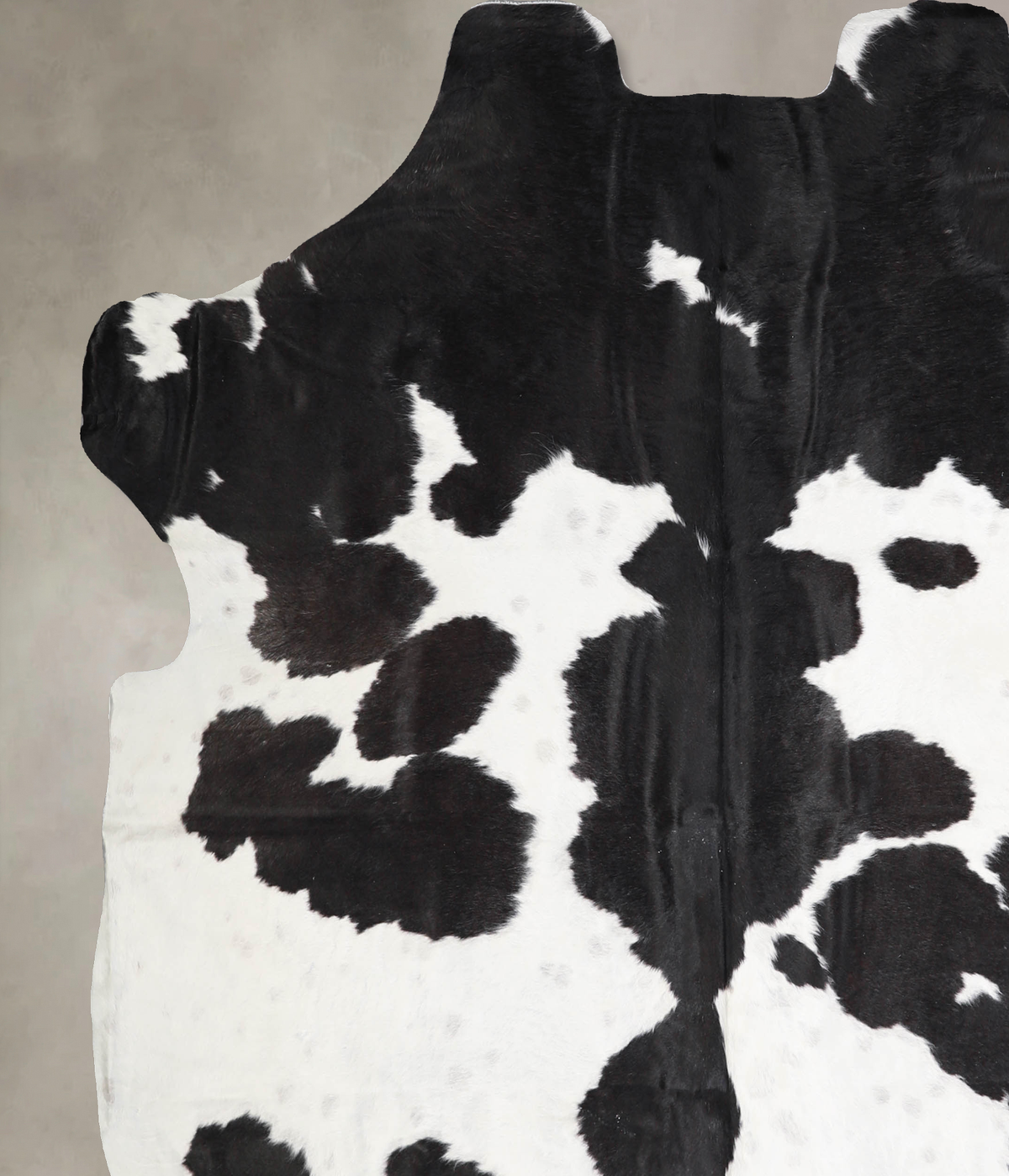 Black and White X-Large European Cowhide Rug 6'11"H x 6'8"W #A40206 by Hudson Hides