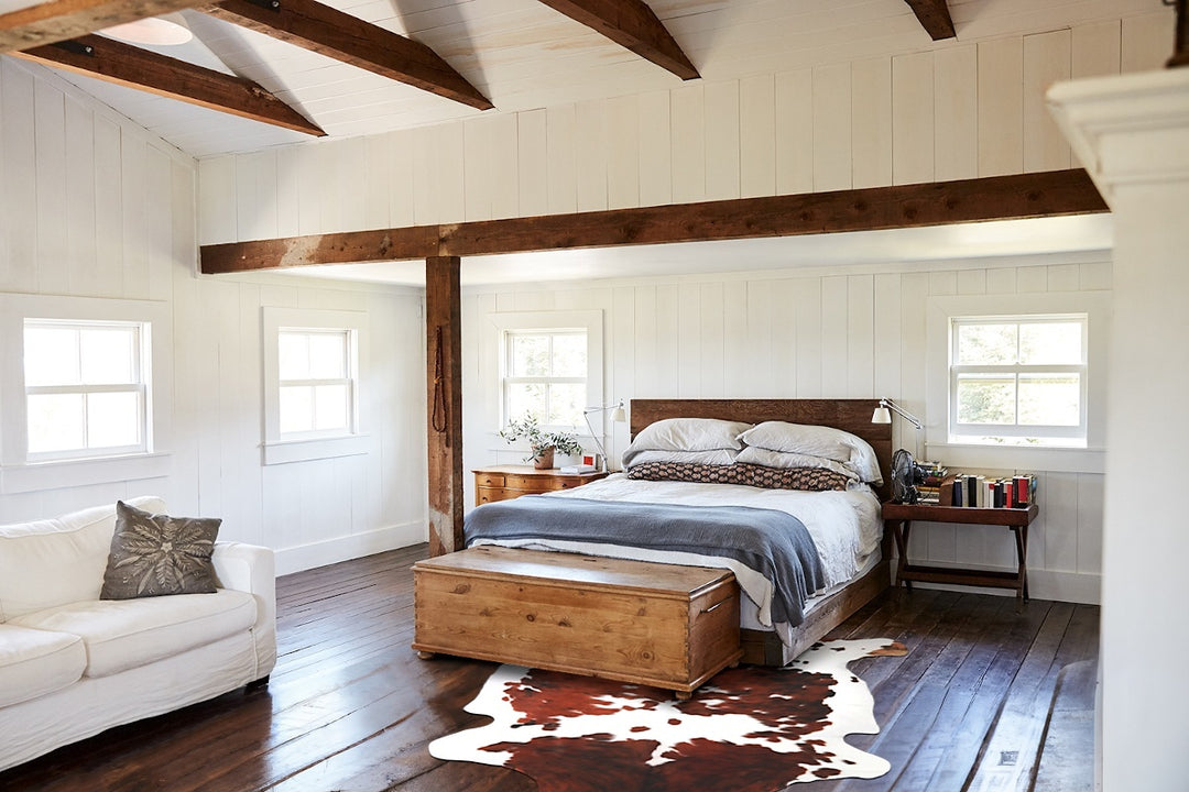 Tricolor X-Large European Cowhide Rug 6'5"H x 6'5"W #A40221 by Hudson 