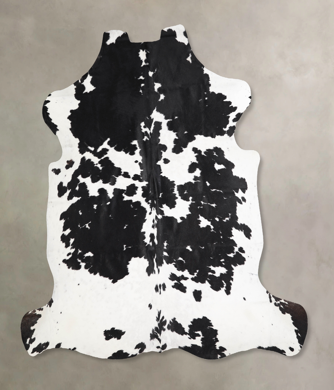 Black and White X-Large European Cowhide Rug 6'6"H x 6'9"W #A40340 by 