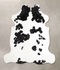 Black and White X-Large European Cowhide Rug 6'10