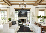 Dark Brindle X-Large Brazilian Cowhide Rug 6'11"H x 6'8"W #A40448 by Hudson Hides
