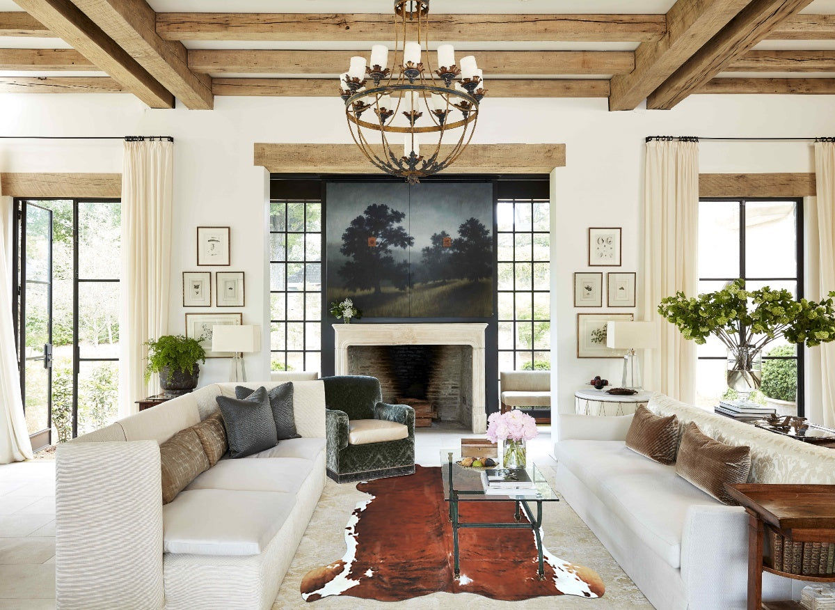 Medium Brindle Cowhide Rug #A40449
