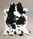 Black and White X-Large Brazilian Cowhide Rug 6'10"H x 6'7"W #A40462 by Hudson Hides