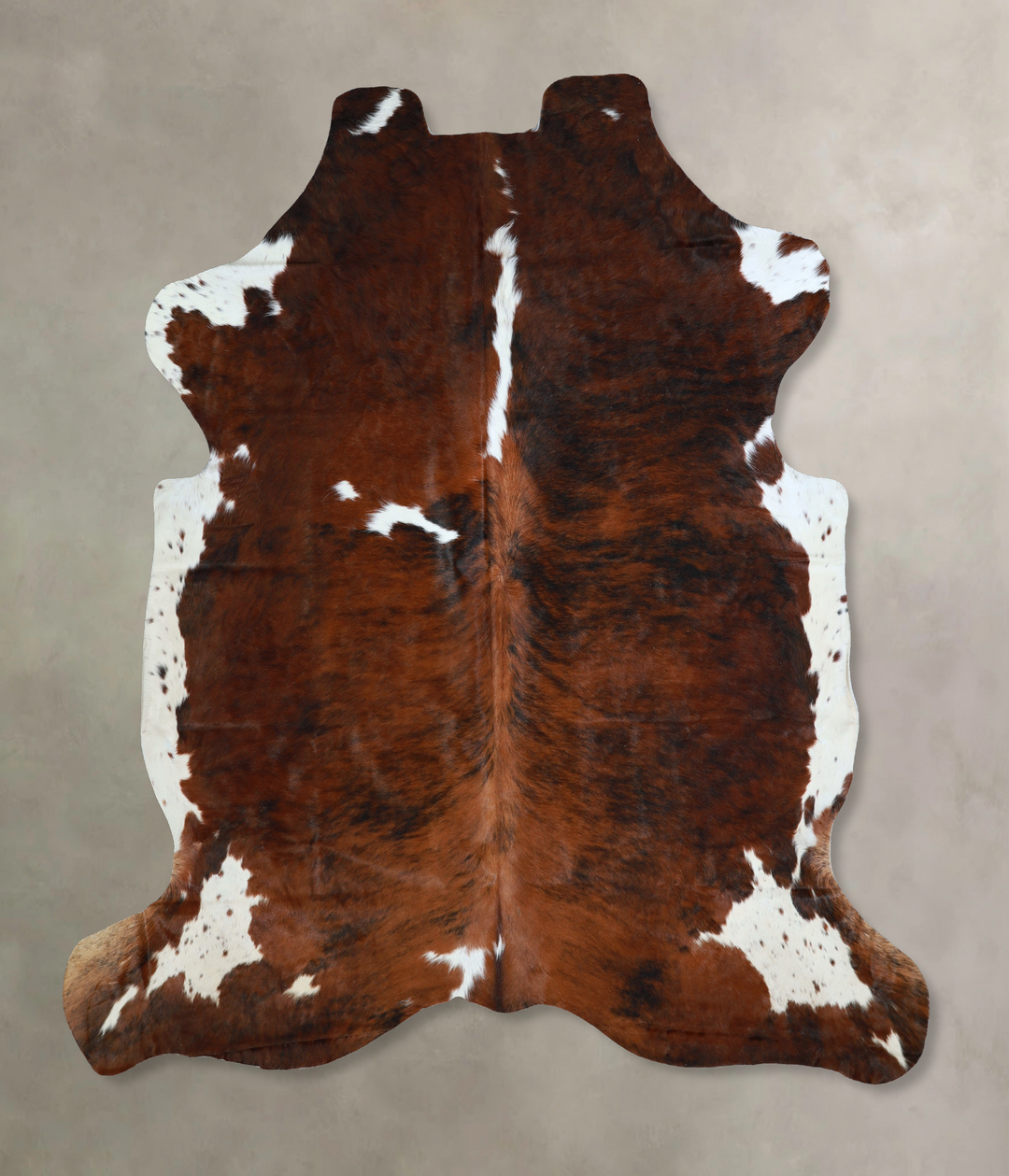 Tricolor X-Large European Cowhide Rug 6'9"H x 6'5"W #A40487 by Hudson 