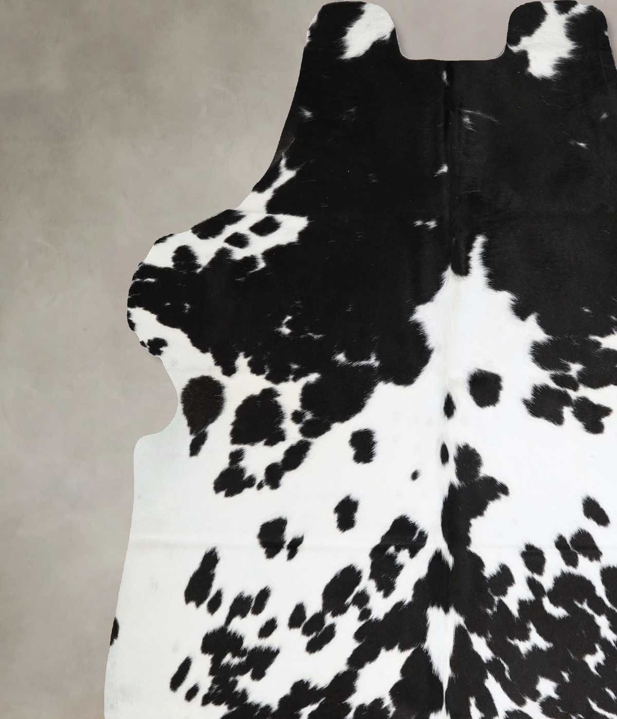 Black and White X-Large Brazilian Cowhide Rug 6'7"H x 6'5"W #A40491 by Hudson Hides