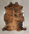 Medium Brindle X-Large Brazilian Cowhide Rug 6'4