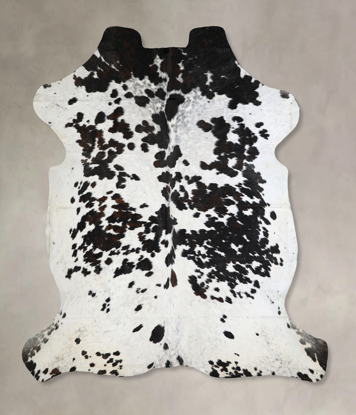 Black and White XX-Large Brazilian Cowhide Rug 7'9"H x 7'4"W #A40527 by Hudson Hides