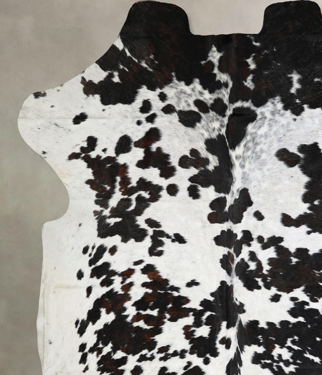Black and White XX-Large Brazilian Cowhide Rug 7'9"H x 7'4"W #A40527 b