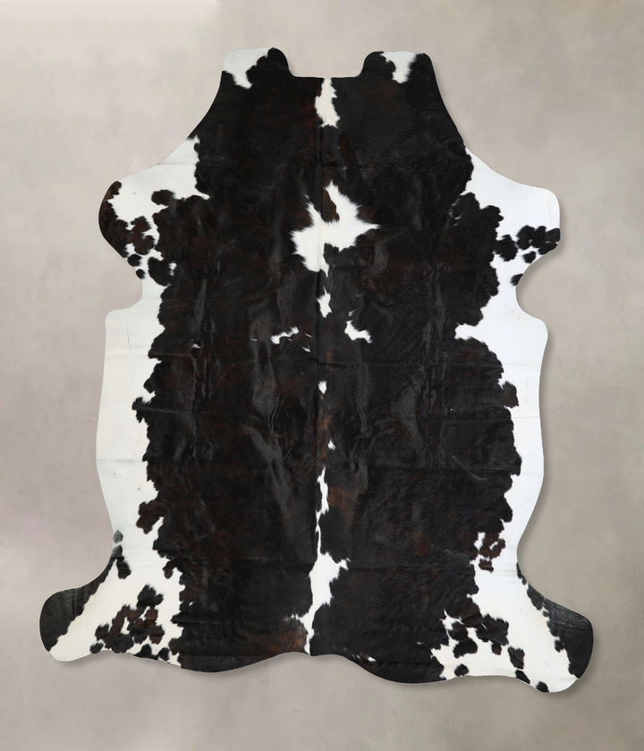 Black and White X-Large Brazilian Cowhide Rug 7'0"H x 6'1"W #A40528 by Hudson Hides